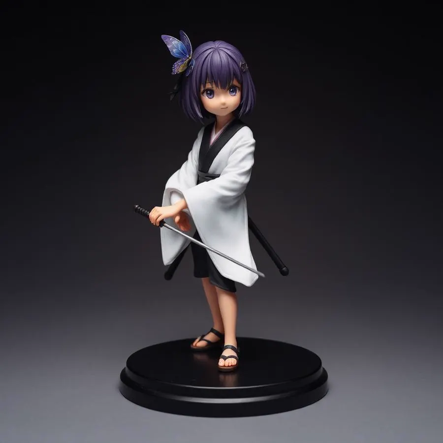 Shinobu Kocho hand-painted 3D printed anime collectible figurine