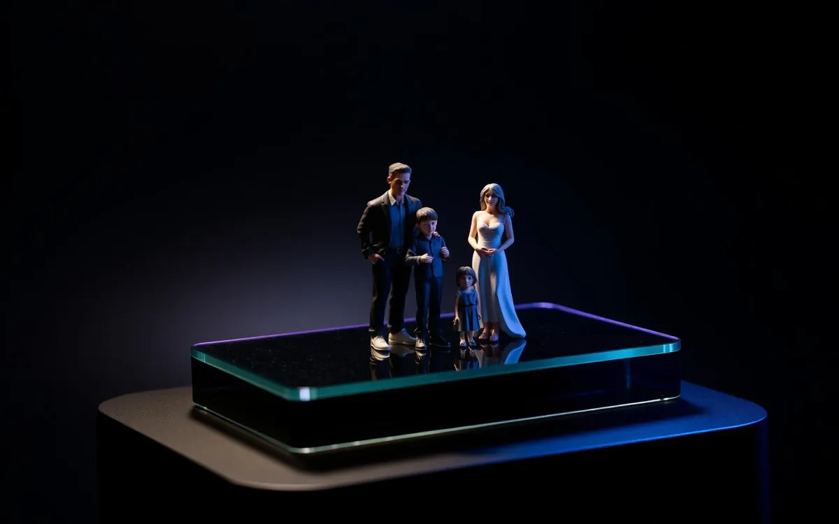 Mini-Me Family Portrait Set — custom 3D printed by 3D Printopia Verse