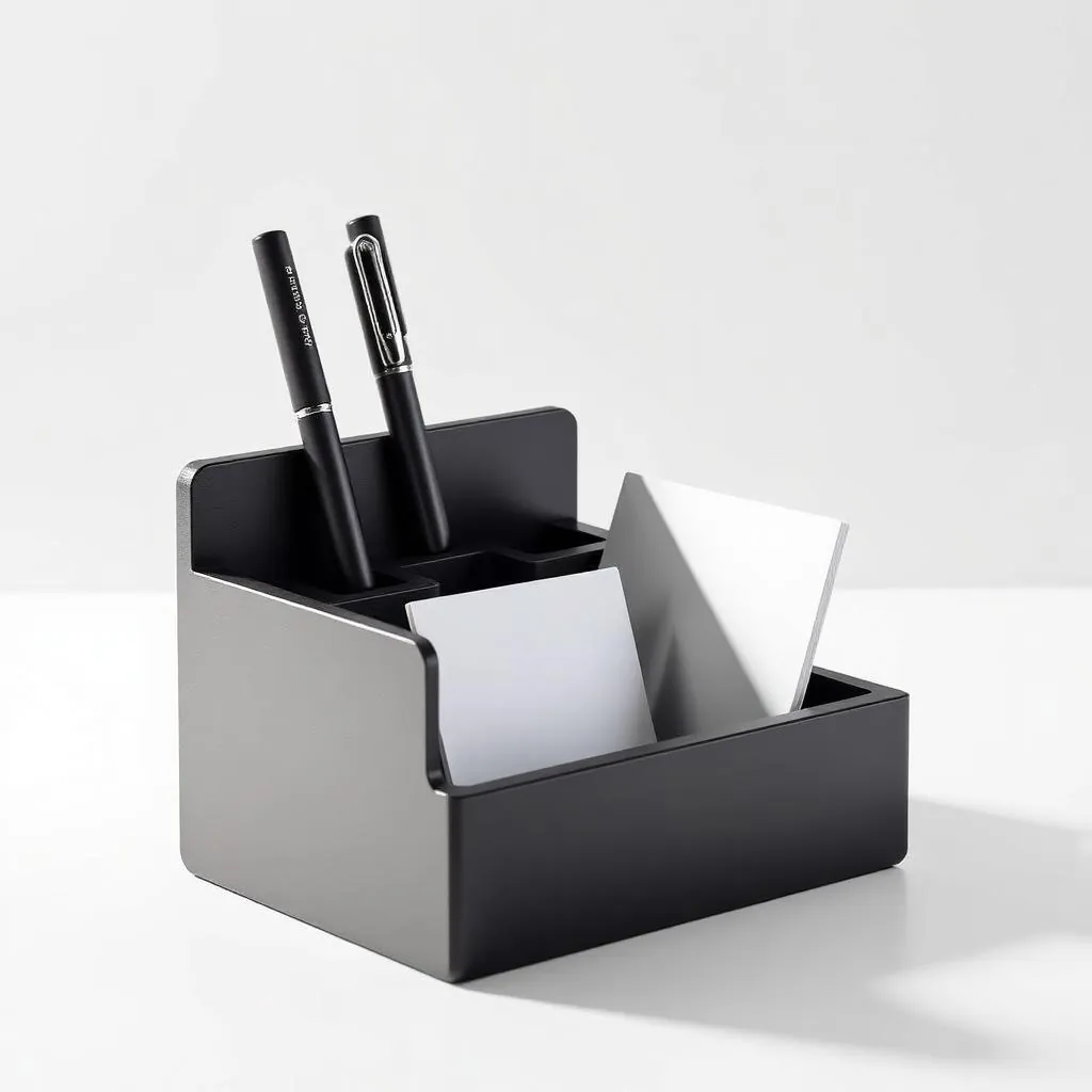 Branded Desk Organiser — custom 3D printed by 3D Printopia Verse