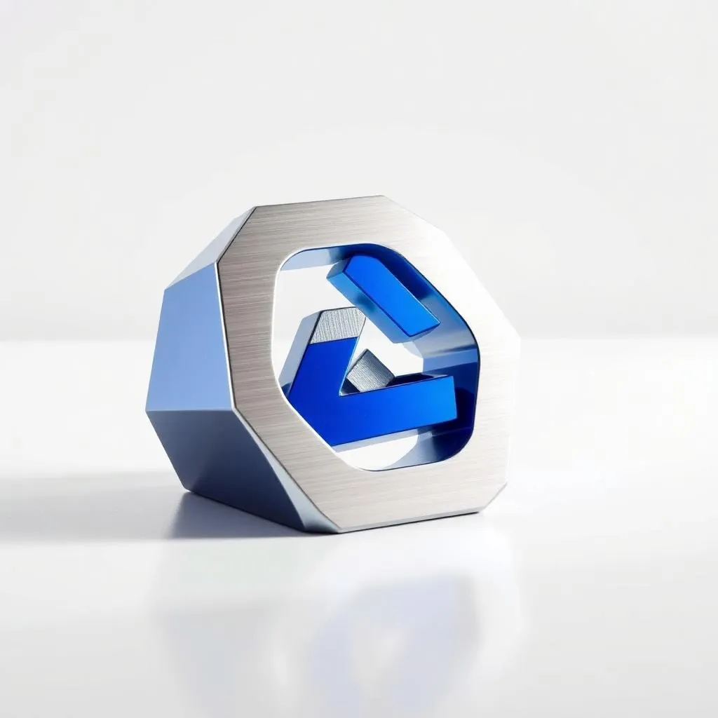 Logo Paperweight — custom 3D printed by 3D Printopia Verse