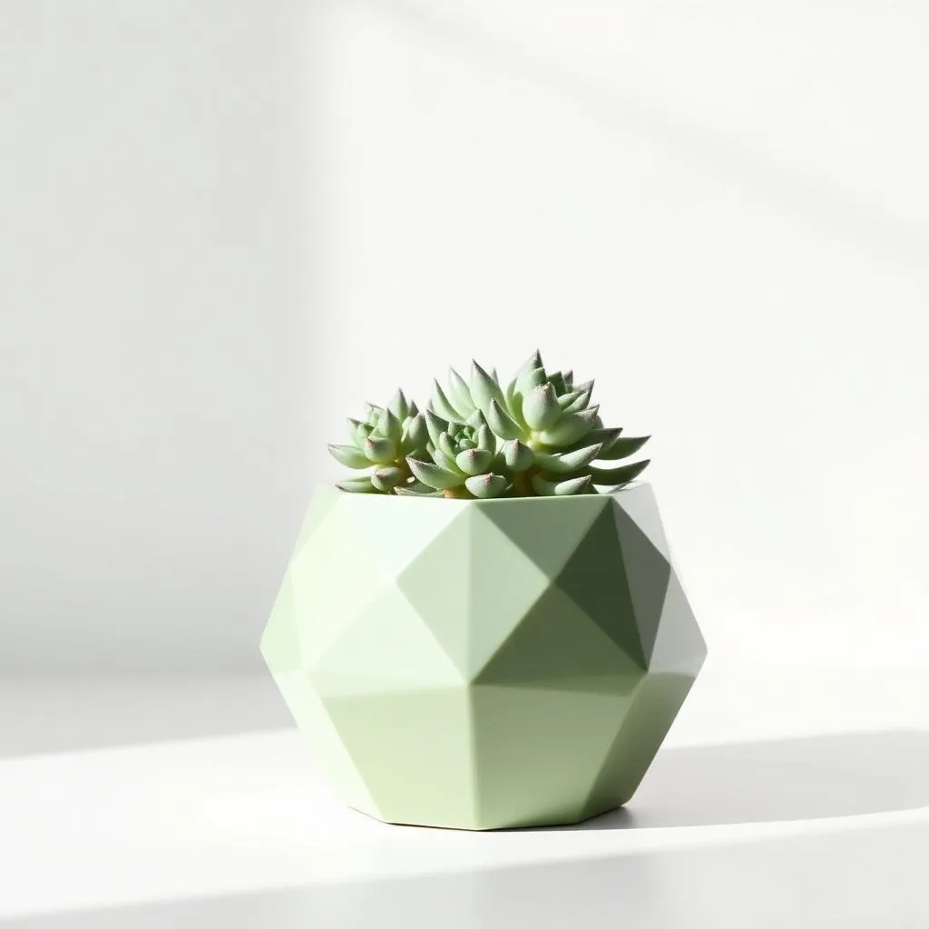 Geometric Planter — custom 3D printed by 3D Printopia Verse