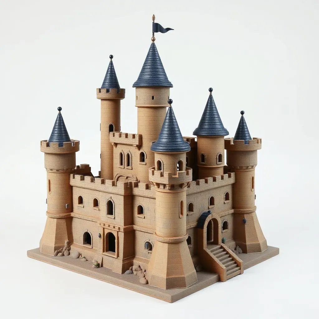 Fantasy Castle Model — custom 3D printed by 3D Printopia Verse
