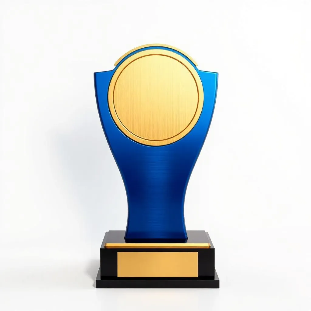 Engraved Award Trophy — personalised 3D printed gift by 3D Printopia Verse